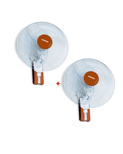 ARION Boeing Wall Mount Fan Set of 2 - Brown