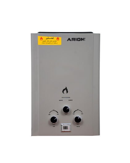 Arion Digital Gas Water Heater 6L  Silver, AR-6FX_1