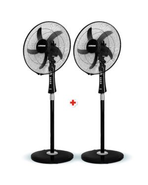ARION Phantom 18″ Stand Fans – Black Model: FS-1810), Set of 2